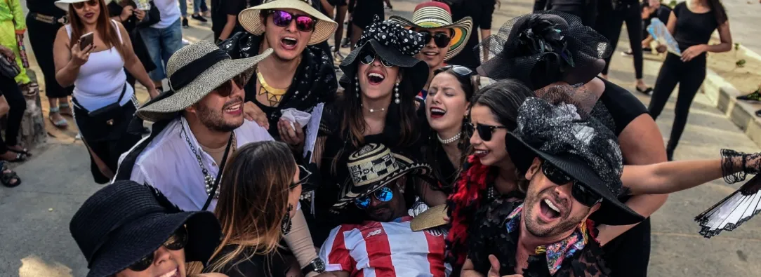 Funeral de Joselito en el Carnaval de Barranquilla. / Foto: AFP.