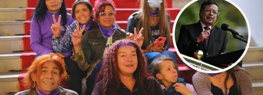 Ministerio de la Igualdad y los derechos de las mujeres. / Foto: Presidencia y AFP.