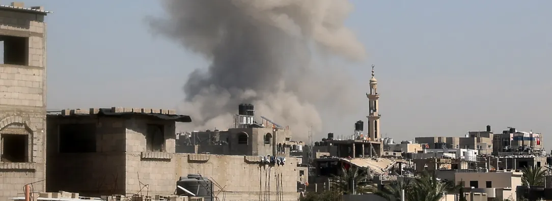 Petro sobre bombardeos de Israel a Gaza. / Foto: AFP.