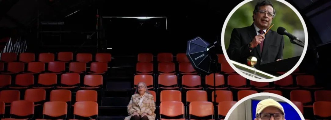 Defensa de Petro al Teatro Petra. / Fotos: Teatro Petra, Fabio Rubiano y Presidencia.