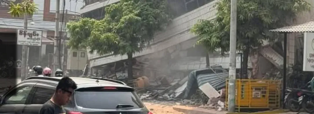 Terremoto en Myanmar y Tailandia. / Foto: Redes sociales.