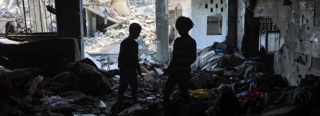 Niños de Gaza mutilados y en riesgo por las municiones sin estallar