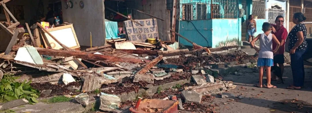 No se reportan víctimas mortales ni personas heridas, pero se han confirmado afectaciones en infraestructura pública y vivienda. / AFP.