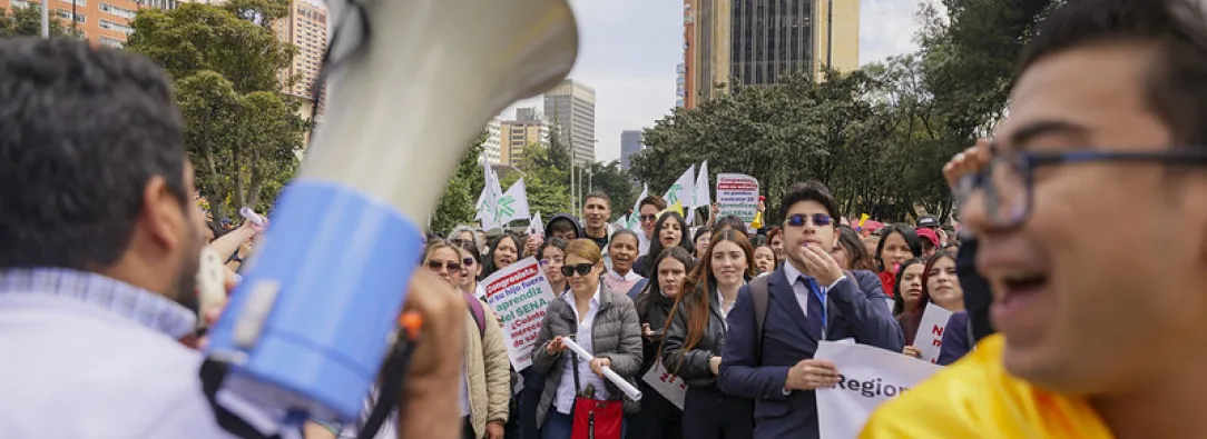 Miércoles, jueves, viernes y domingo habrá manifestaciones en diferentes puntos de la ciudad. / Foto: Presidencia de la República.