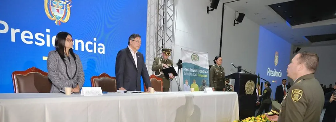 El presidente evaluó las principales cifras de seguridad con los altos oficiales. / Foto: Presidencia de la República.