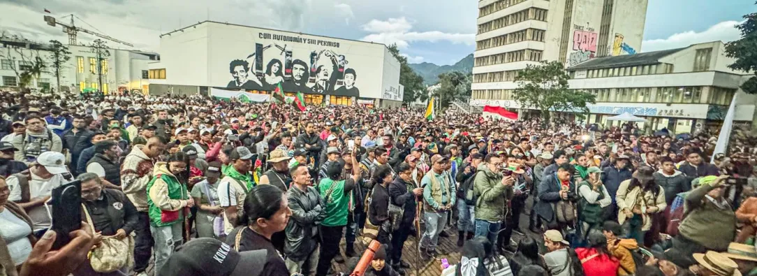 Presencia de la Minga Indígena en la U. Nacional no interrumpe el calendario académico: Mineducación