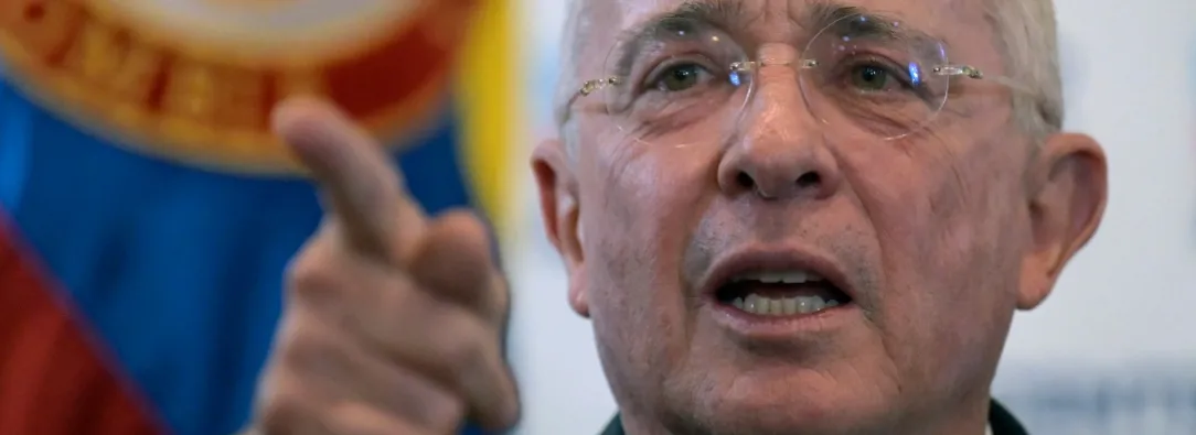 Juicio a Álvaro Uribe Vélez. / Foto: AFP.