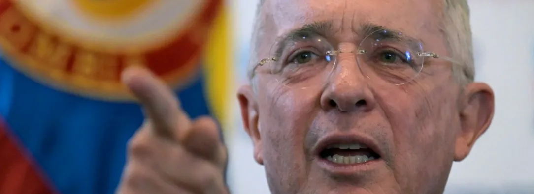 Juicio a Álvaro Uribe Vélez. / Foto: AFP.