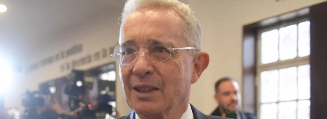 Juicio a Álvaro Uribe Vélez. / Foto: AFP.