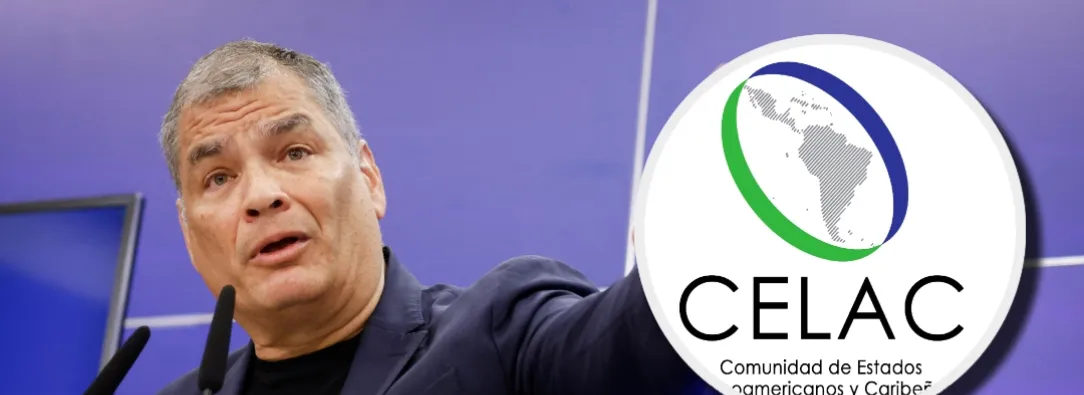 Correa sobre petición a la Celac de Petro. / Fotos: AFP.