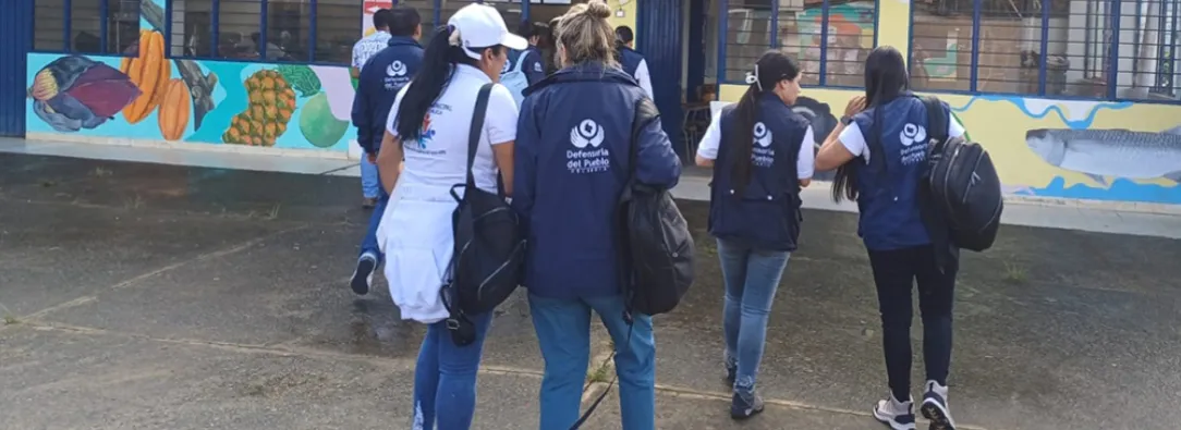 Denuncia de Defensoría del Pueblo. / Foto: Defensoría del Pueblo.