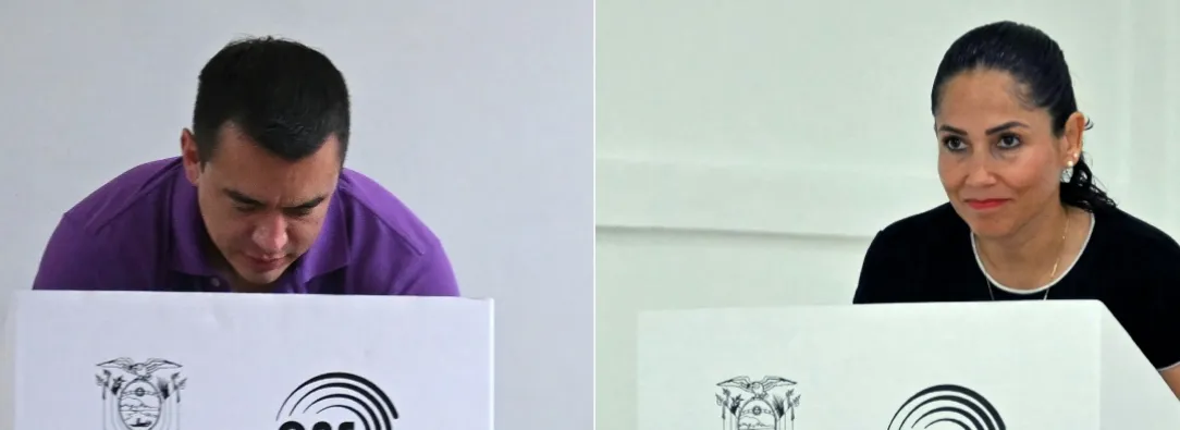 Posible fraude electoral en Ecuador. / Foto: AFP.