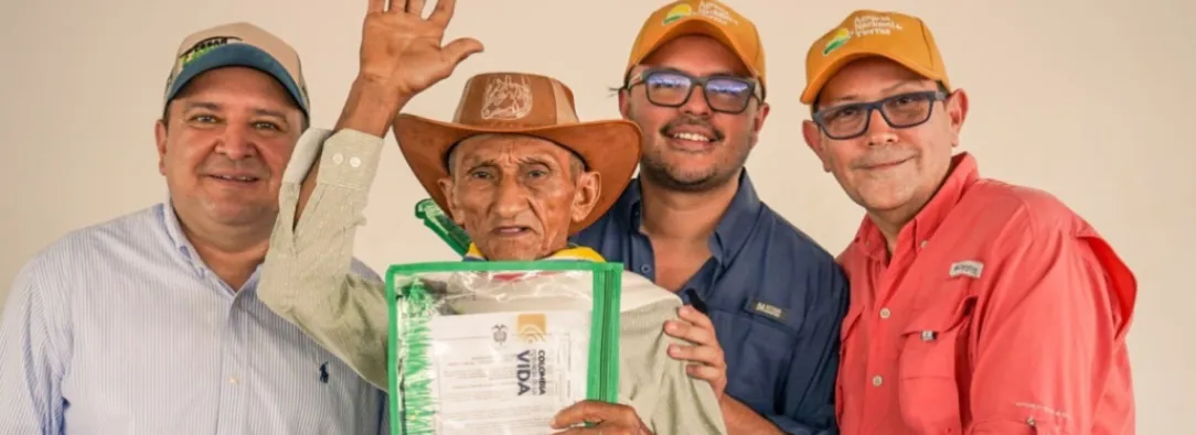 Gobierno Petro le cumple a campesinos con tierras en Colombia. / Foto: ANT.
