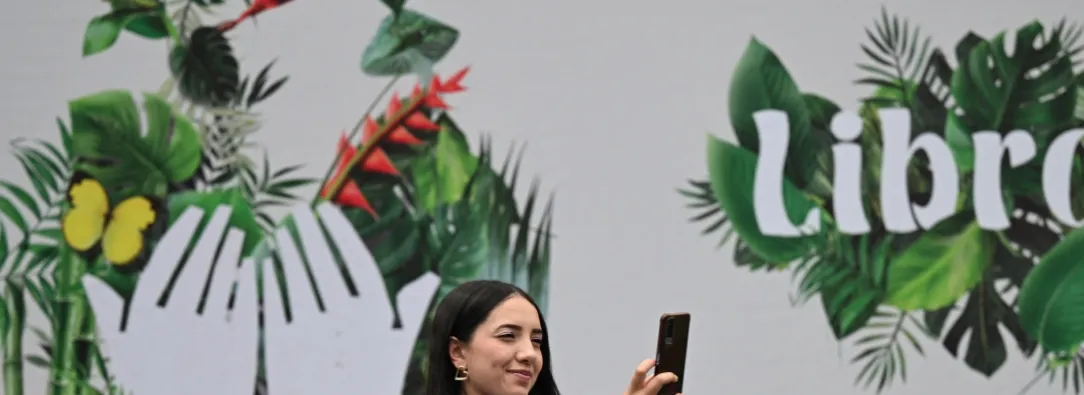 Feria del Libro en Bogotá. / Foto: AFP.