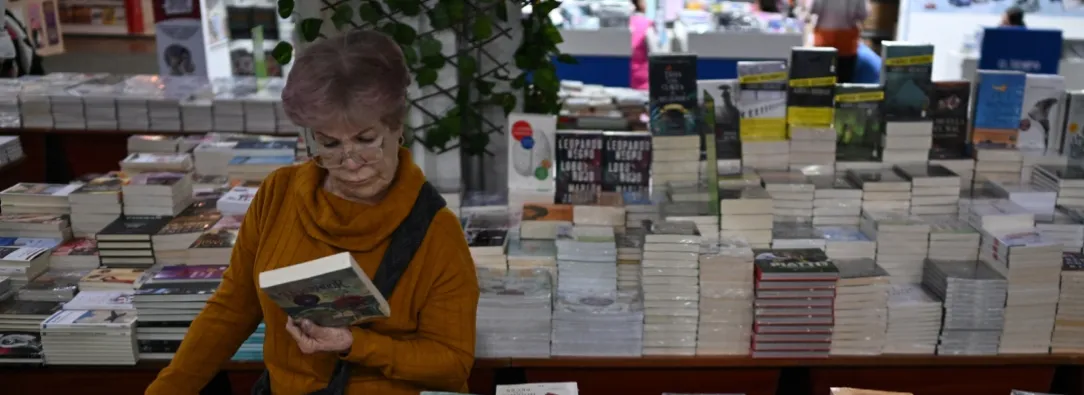 Abecé de la feria del Libro 2025. / Foto: AFP.