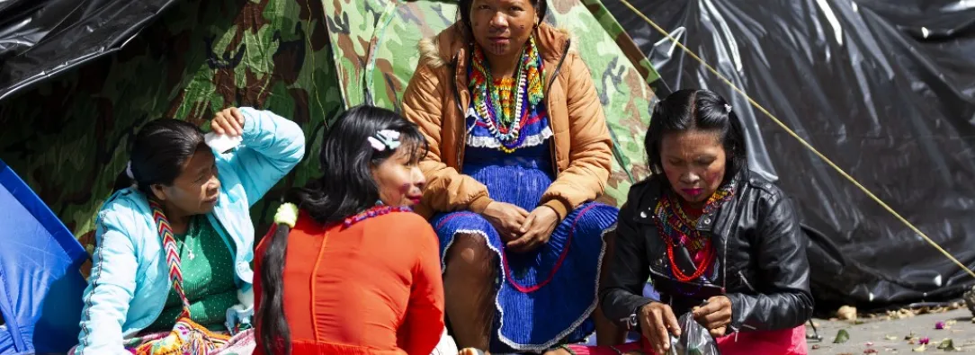 La Defensoría insistió en que el retorno de las familias Embera debe ser voluntario y con garantías reales. / AFP.