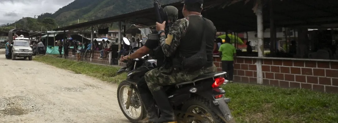 El acuerdo establece la creación de una Zona de Ubicación Temporal (ZUT) en el área rural del municipio de Tibú, Norte de Santander. / AFP.