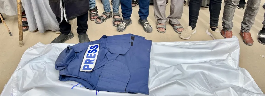 En su informe de 2025, RSF ubica a Palestina en el puesto 163 de su clasificación mundial de libertad de prensa, destacando la impunidad con la que operan las fuerzas armadas israelíes. / AFP.