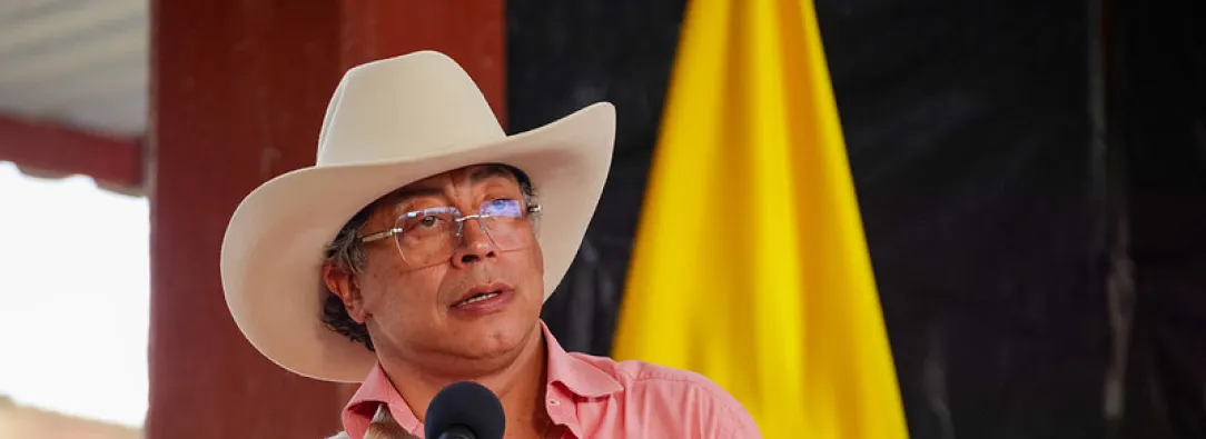 El mandatario advirtió que detrás de esta maniobra están actores del ámbito gremial, político y criminal. / Foto: Presidencia de la República.