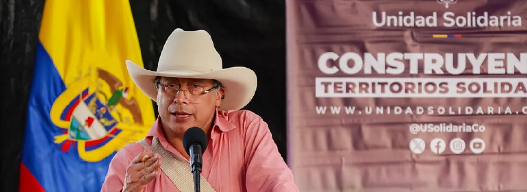 El presidente fue más allá y planteó que la decisión judicial podría estar violando compromisos internacionales en materia de derechos políticos. / Foto: Presidencia de la República.