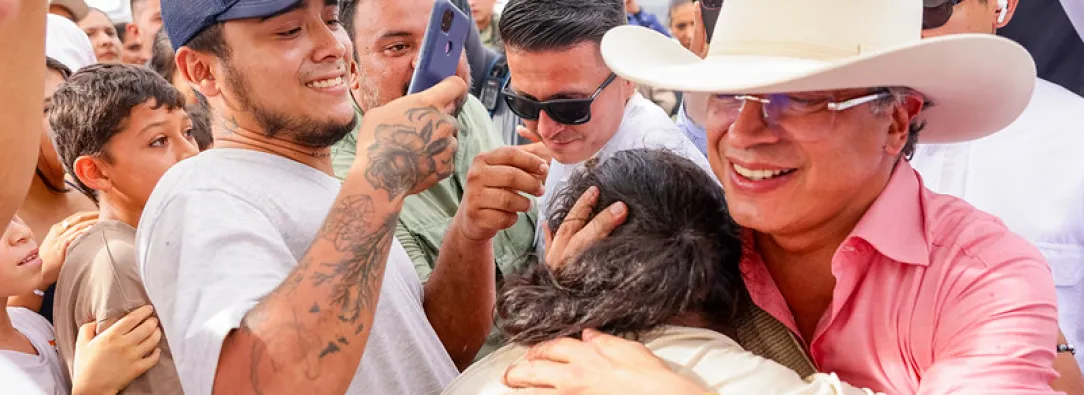 Los centros están ubicados en la vereda La Arenosa (Arauquita), la vereda El Troncal (Arauquita), el consejo comunitario de La Holanda (Tame), y en Cubará (Boyacá). / Foto: Presidencia de la República.