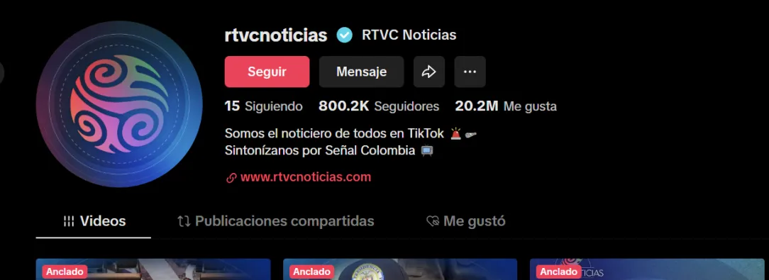 ¡Imparable ascenso digital! RTVC Noticias rompe récords en TikTok y consolida su liderazgo como el noticiero favorito