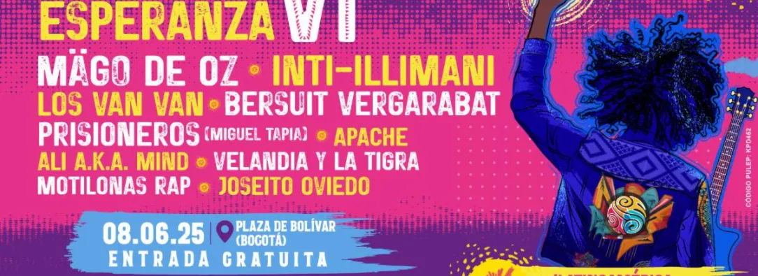 El cartel reúne a figuras legendarias de la música iberoamericana junto a talentos emergentes y voces del territorio que transforman desde el arte. / RTVC Noticias.