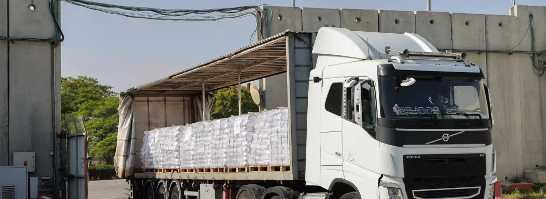 La ONU solo ha logrado ingresar 90 de los 198 camiones de ayuda a Gaza tras semanas de bloqueo