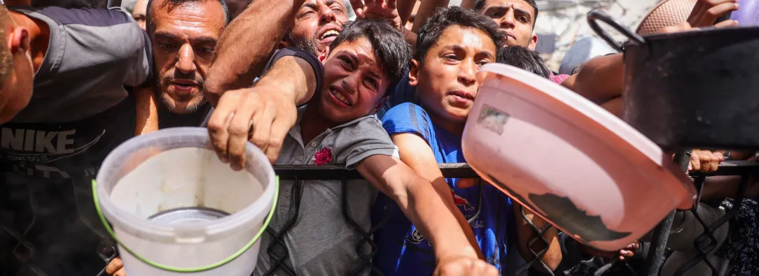 OMS alerta que dos millones de personas pasan hambre en Gaza por causa del genocidio