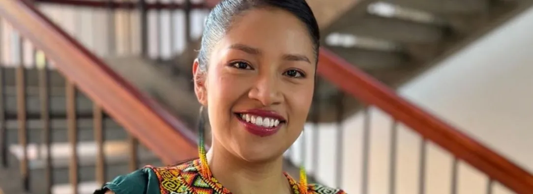 Periodista indígena Sandra Chindoy