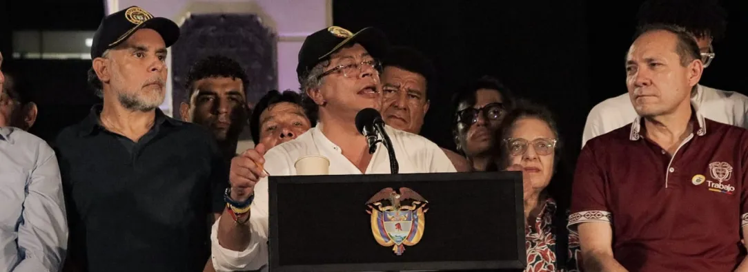 presidente Petro en el cabildo abierto en Barranquilla