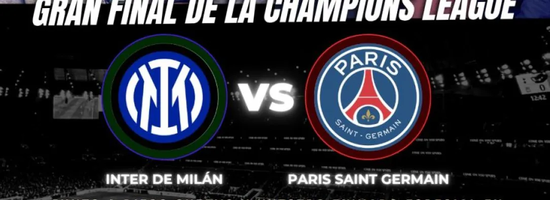 Diego Cuervo y el enviado especial en Munich para transmitir el partido entre PSG y el Inter de Milán