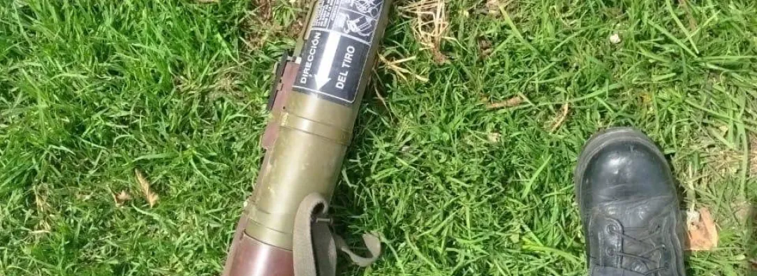 Cohete antitanques para atentar presuntamente contra el presidente Petro