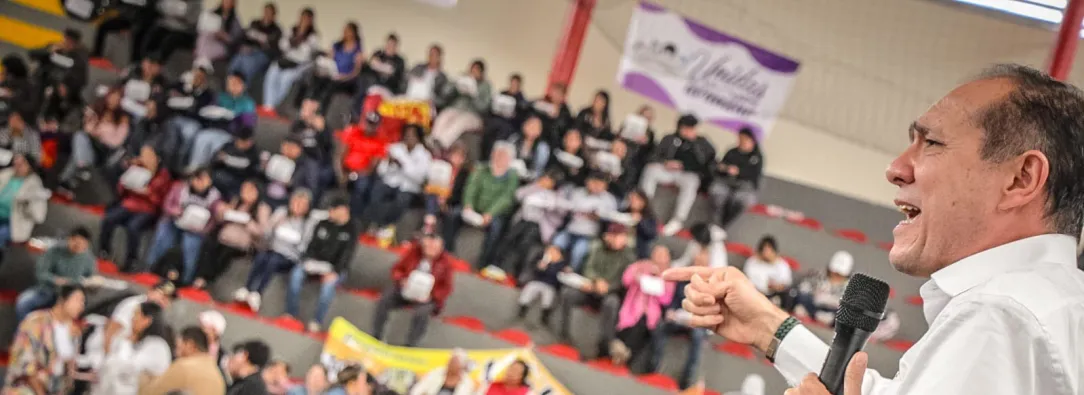 “El seguro de vida de una buena reforma es la movilización ciudadana". Antonio Sanguino. / Foto: Ministerio del Trabajo.