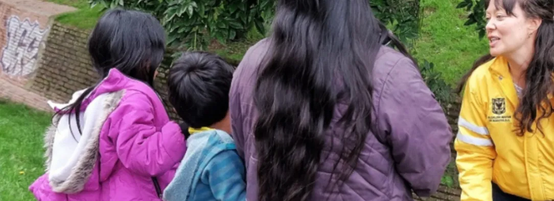 Comunidad emberá. / Foto: Alcaldía de Bogotá.