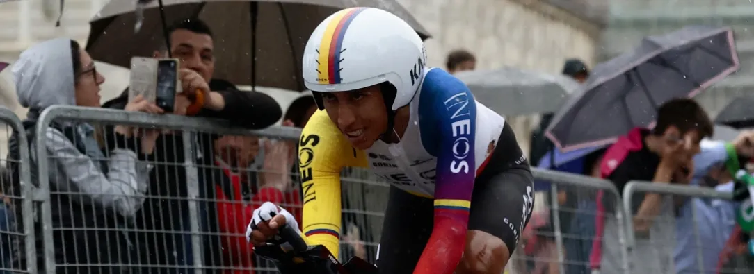Egan Bernal tras etapa 10 del Giro de Italia. / Foto: AFP.