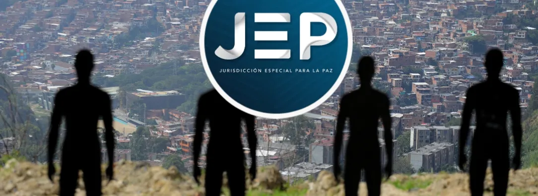 JEP sobre declaración de exdirector del DAS en la Comuna 13. / Fotos: AFP y JEP.
