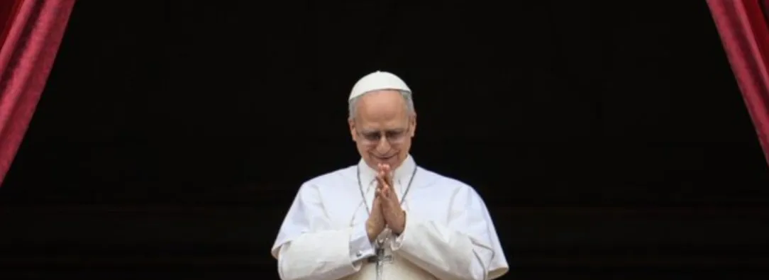 El papa León XIV en la basílica de San Pedro. / Foto: AFP.