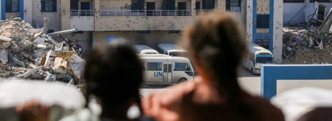 ONU sobre ingreso de camiones a Franja de Gaza. / Foto: AFP.