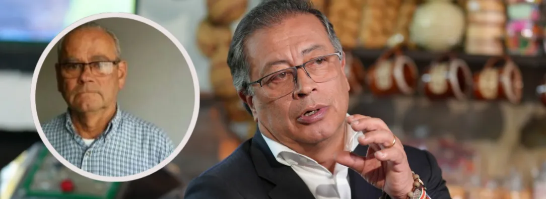 Petro sobre la muerte de Gregorio Oviedo. / Foto: Presidencia y Twitter.