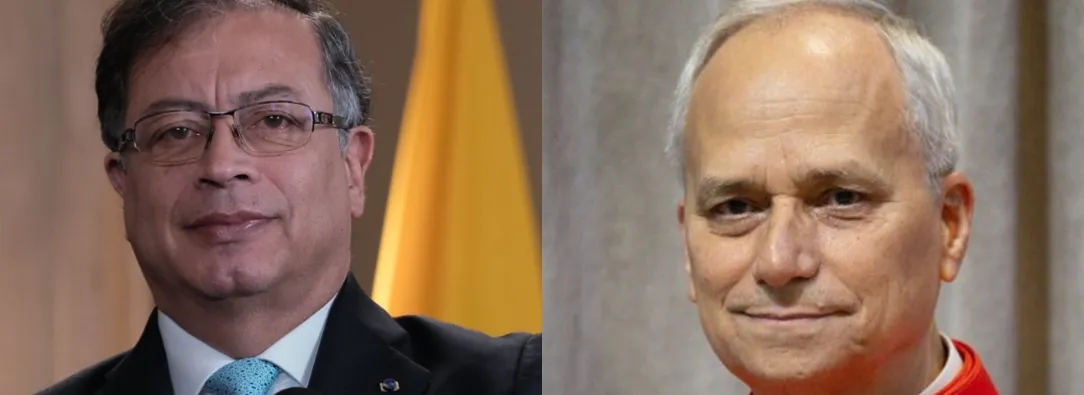 Petro estará en El Vaticano en misa del papa León XIV. / Fotos: Presidencia y Vatican News.