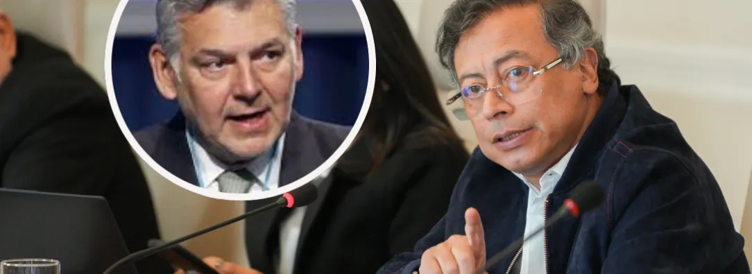 Petro le responde a Fenalco. / Fotos: Presidencia y Fenalco.