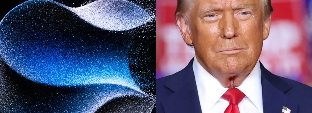 Donald Trump amenaza a Apple. / Fotos: AFP.