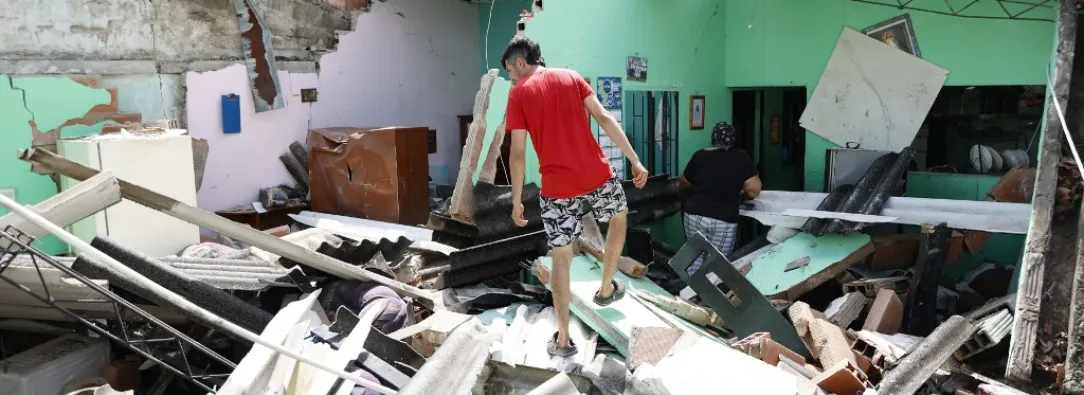 Infraestructura afectada por el sismo de Paratebueno.