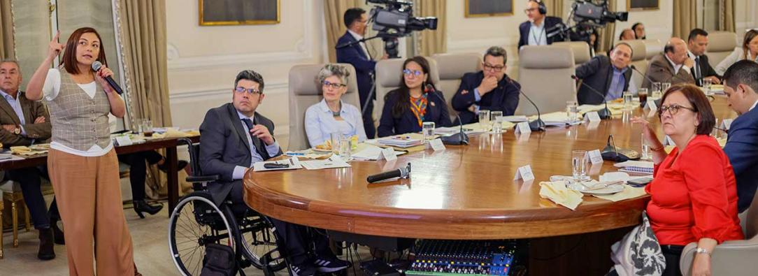 Consejo de Ministros donde participa la directora encargada de Prosperidad Social, Carolina Hoyos