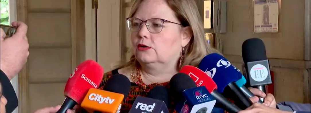 La directora del Icbf, Astrid Cáceres,