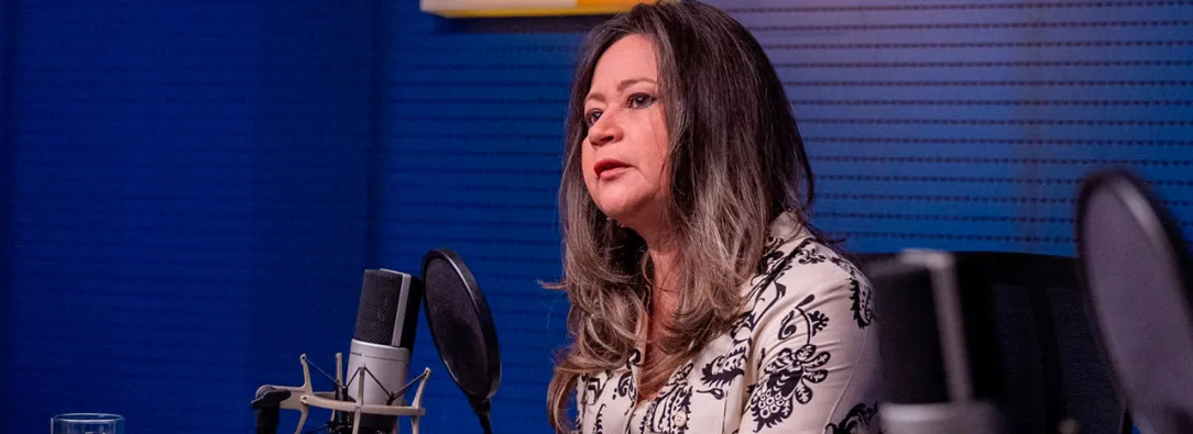 Ministra de Transporte, María Fernanda Rojas