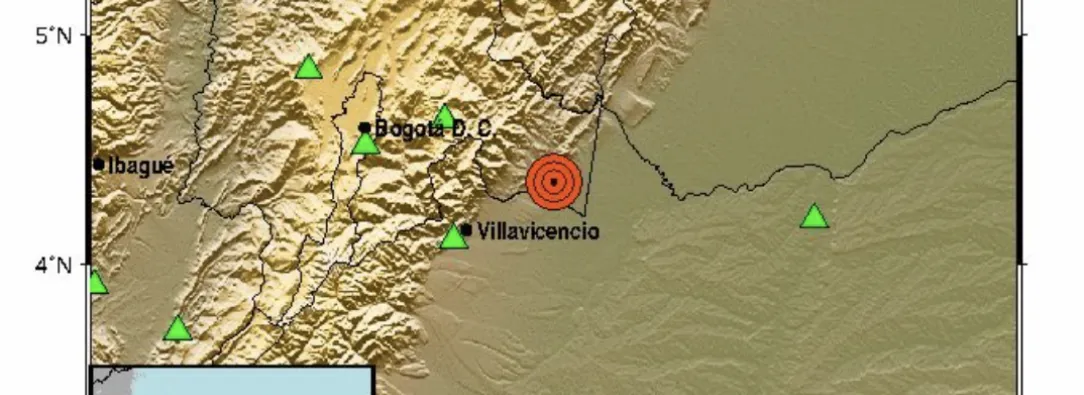Fuerte sismo de magnitud 6.5 sacude a Colombia este 8 de junio