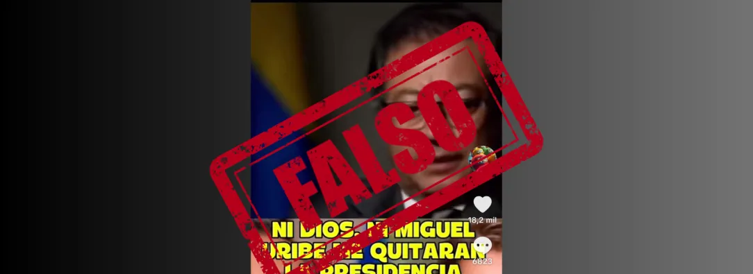 Pantallazo del video difundido.