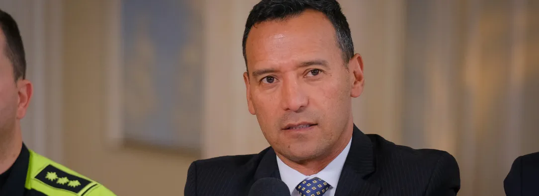 Ministro de defensa, Pedro Arnulfo Sánchez, durante Consejo de ministros